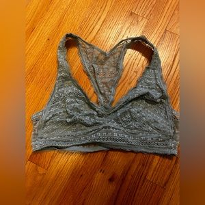 Victoria’s Secret Lace Racerback Bralette Size L Green